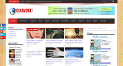 Desktop Screenshot of cikavosti.com